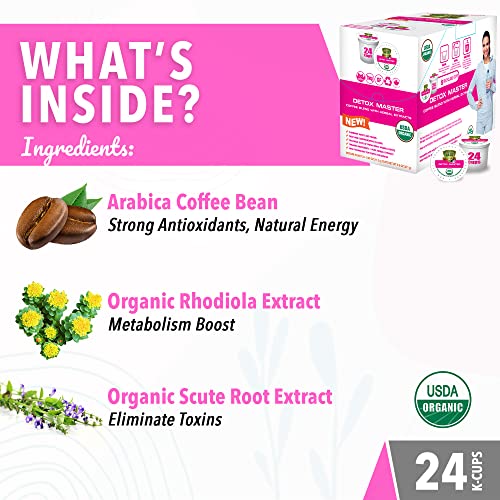 SOLLO Infused Detox Coffee Pods With Superfoods, Deep Cleaning, ...