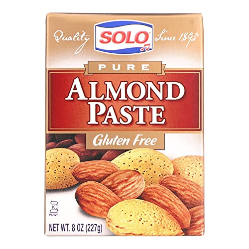 Solo Foods Almond Paste Pure, 8 Oz. Pack Of 12