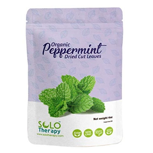 Organic Peppermint Leaves 4 Oz., Peppermint Dried Cut Leaves , P