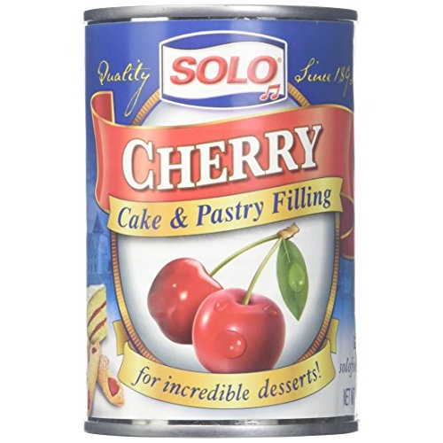Solo Cherry Cake And Pastry Filling, 12 Ounce Pack Of 6