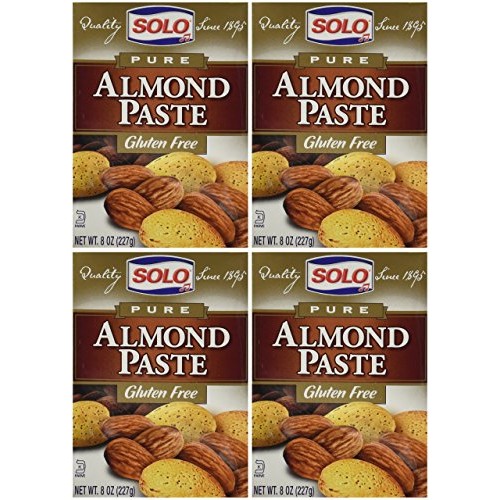 Solo Almond Paste, 8-Ounce Packages Pack Of 4 - Set Of 2