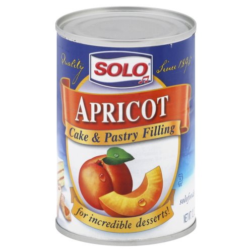 Solo Apricot Filling, 12 Ounce Pack Of 6
