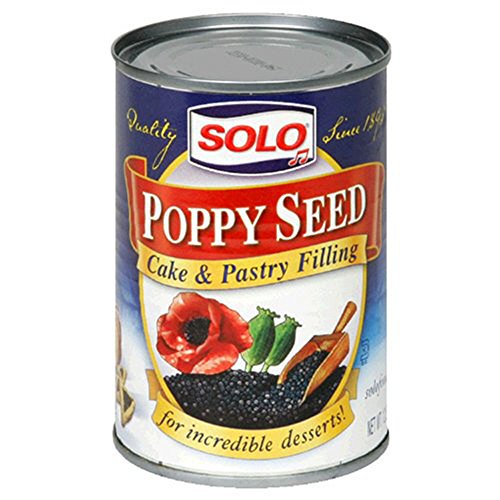 Solo Poppyseed Cake &Amp; Pastry Filling 12.5Oz 4 Pack