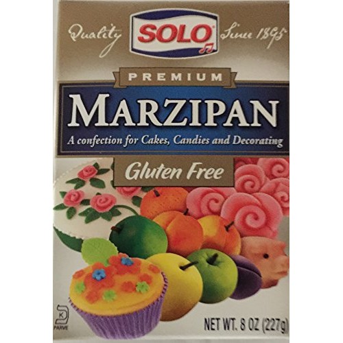 Solo Premium Marzipan Gluten Free 8 Oz - Pack Of 2