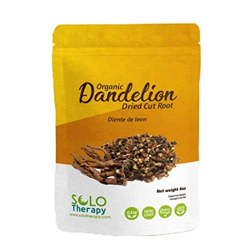Certified Organic Dandelion Dried Cut Root 4 Oz , Taraxacum Offi