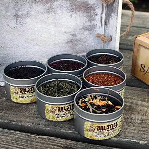 Loose Leaf Earl Grey Tea Sampler With Six Varieties Of Earl Gray