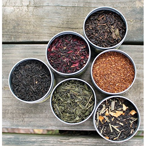 Loose Leaf Earl Grey Tea Sampler With Six Varieties Of Earl Gray