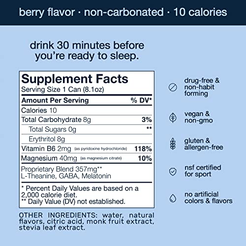 Som Sleep, The Original Sleep Support Formula w/Melatonin, Magne...