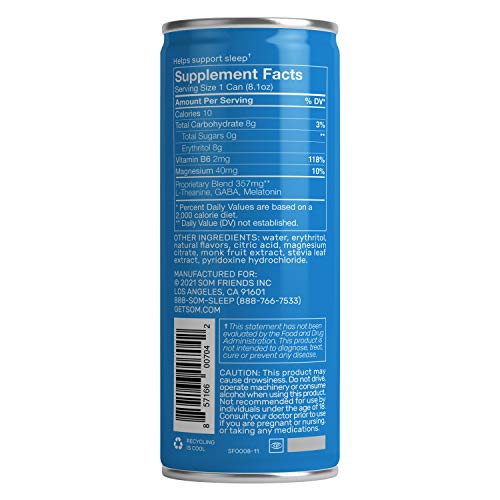 Som Sleep, The Original Sleep Support Formula w/Melatonin, Magne...