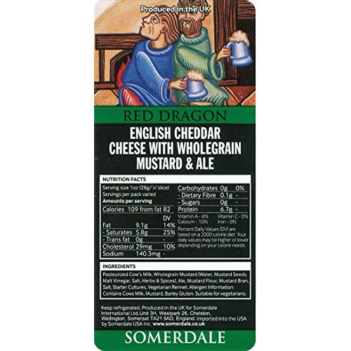 Somerdale, Red Dragon Cheese 2 X 1 Pound
