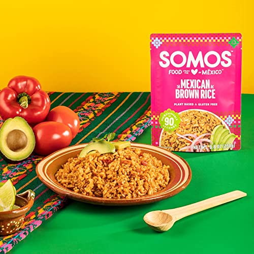 Somos Mexican Brown Rice, 8.8 Oz Pouch Pack Of 6, Gluten Free,