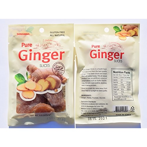 Pure Ginger Slices Pack Of 3 Made In Korea