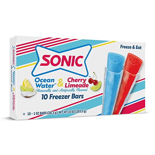 Sonic Freezer Bars Cherry Limeade,Ocean Water, 1 oz.