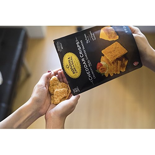 Sonoma Creamery Cheese Crisps - Cheddar Savory Cheese Cracker Sn
