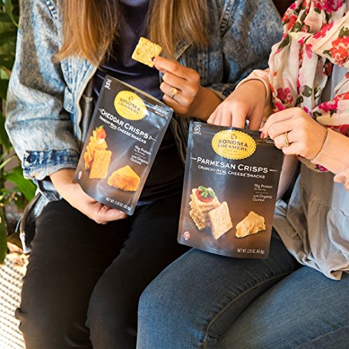 Sonoma Creamery Cheese Crisps - Cheddar Savory Cheese Cracker Sn
