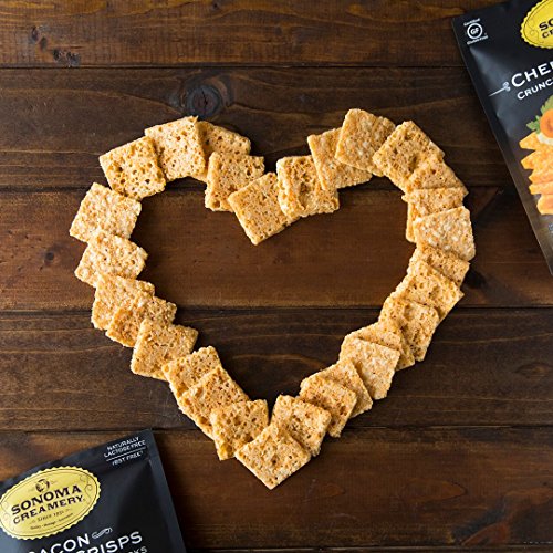 Sonoma Creamery Cheese Crisps - Cheddar Savory Cheese Cracker Sn