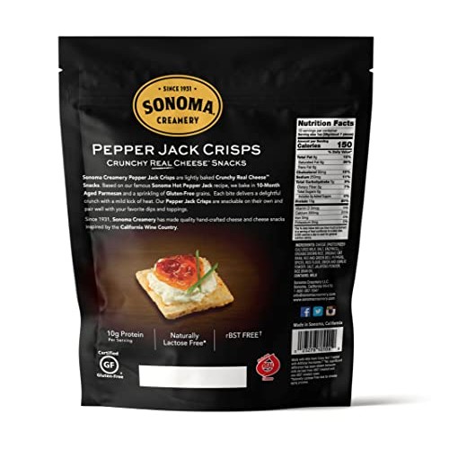Sonoma Creamery - Cheese Crisps, Pepper Jack, 10 Oz 1 Count | ...