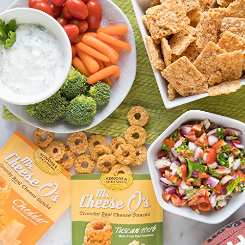 Sonoma Creamery Cheese Os, 2 Flavor Variety Pack, Cheddar &Amp; Par