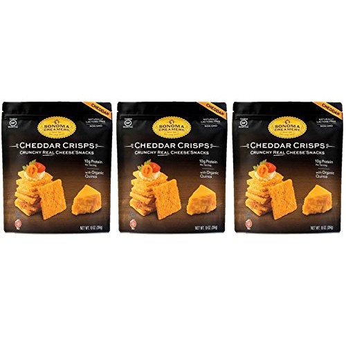 Sonoma Creamery Crisps Cheddar, 10 Ounce, 3 Count