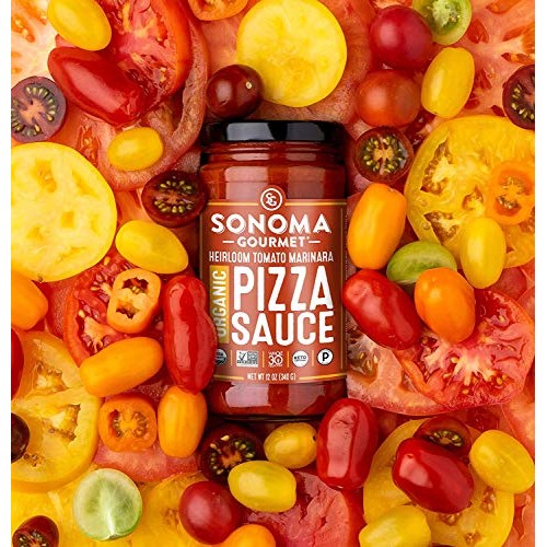 Sonoma Gourmet Heirloom Tomato Pizza Sauce | Made With Fresh Org...