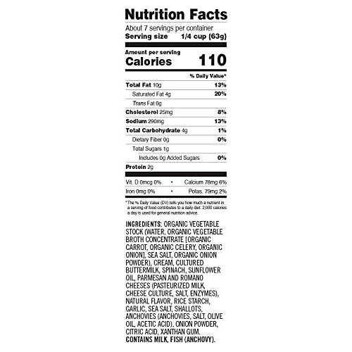 Sonoma Gourmet Spinach Alfredo Pasta Sauce | Gluten-Free And No