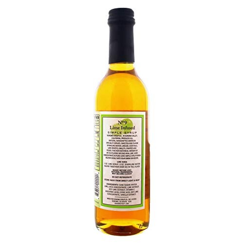 Sonoma Syrup Co Lime Infused Simple Syrup, 12.7 Fl Oz