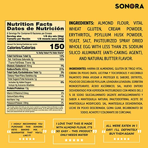 Sonora Bolillos Keto Baking Mix | Mexican Keto Buns, Rolls and F...