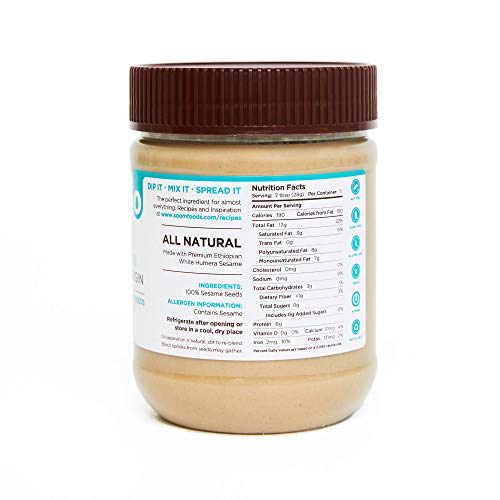 Soom Foods Pure Ground Sesame Tahini 11Oz 2 Pack