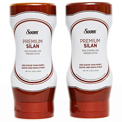 Soom Foods Silan Date Syrup - Vegan, Refined Sugar-Free, Paleo-F