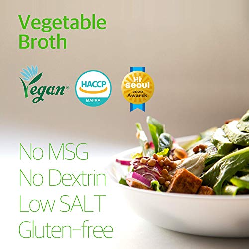 Soongan Vegetable Broth Cube 20 Packs - Vegetable Stock Concentr