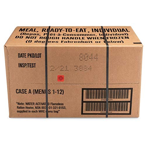 Sopakco 12Ct Us Military Surplus Mre Meals Ready To Eat 2021 Ins