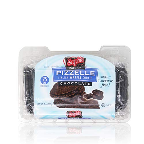 Sophia Pizelle Waffle Cookies - Chocolate 7Oz 2-Pack