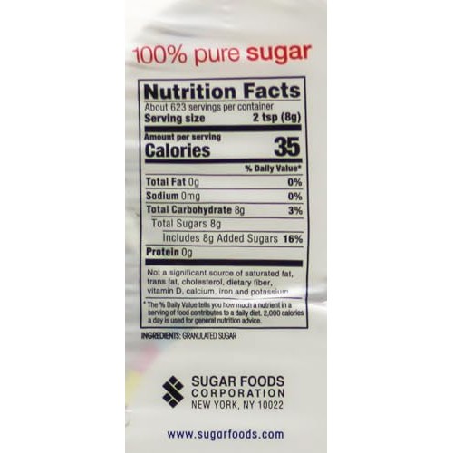 NJoy Pure Cane Sugar 22 oz – 8 Counts with 150 individual Wrapp...