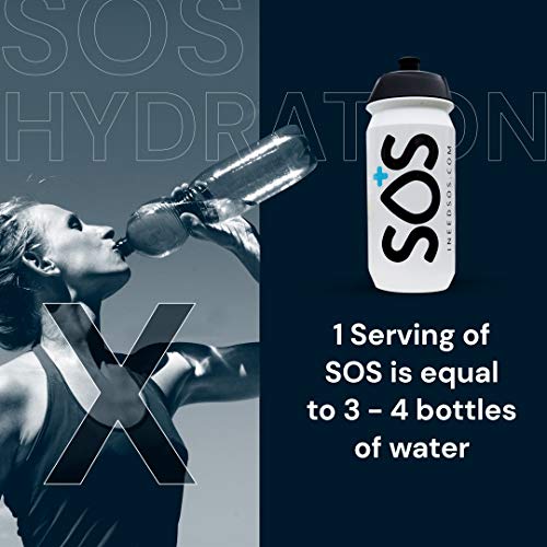 Sos Hydration Electrolyte Powder Packets, Low-Sugar, Immunity Su