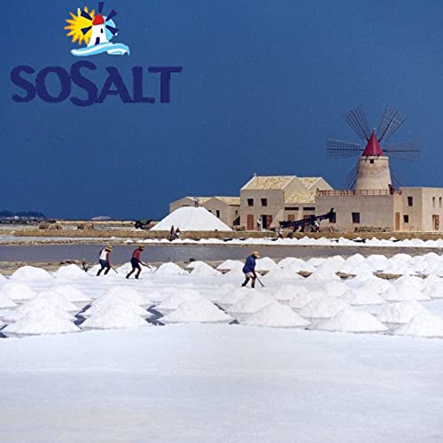 Coarse Sea Salt, By Sosalt, Sicilian, 27.56 Lbs 12.5 Kg Bulk,