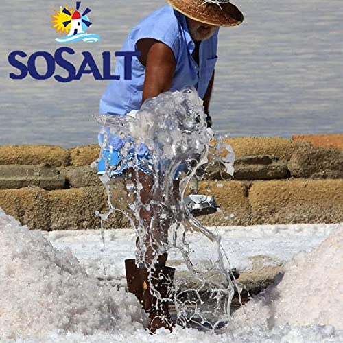 Coarse Sea Salt, By Sosalt, Sicilian, 27.56 Lbs 12.5 Kg Bulk,