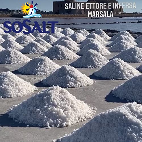 Coarse Sea Salt, By Sosalt, Sicilian, 27.56 Lbs 12.5 Kg Bulk,