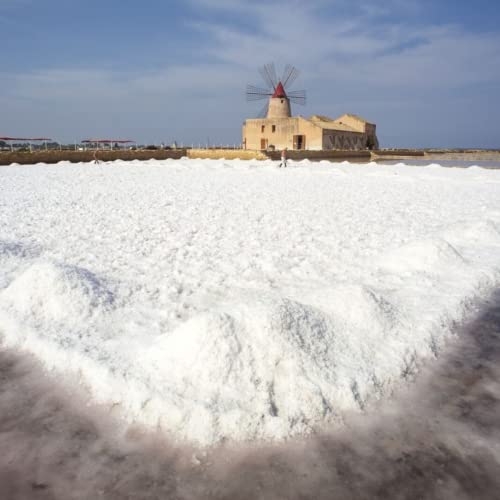 Fine Natural Sea Salt, 5Kg 11 Lb, Sosalt, Sicilian, Mediterran