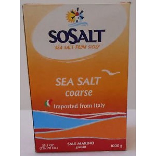 Sea Salt, Coarse Sosalt / Bulk Trapani 2 Lb.20Oz. 35.3 Oz.