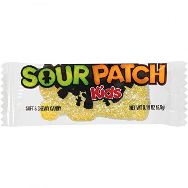 SOUR PATCH KIDS Big Individually Wrapped Soft & Chewy Candy, 240...