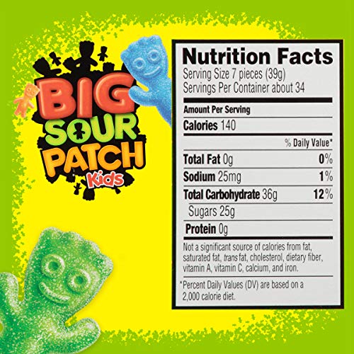 Sour Patch Kids Big Individually Wrapped Soft &Amp; Chewy Candy, 240