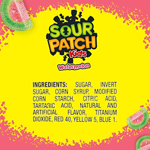 Sour Patch Kids Watermelon Soft &Amp; Chewy Candy, 5 Lb, 80 Oz Bag