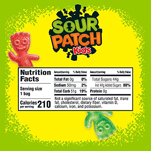 Sour Patch Kids Soft &Amp; Chewy Candy, 24 - 2 Oz Bags