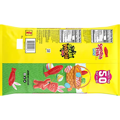 SOUR PATCH KIDS and SWEDISH FISH Mini Soft & Chewy Easter Candy ...
