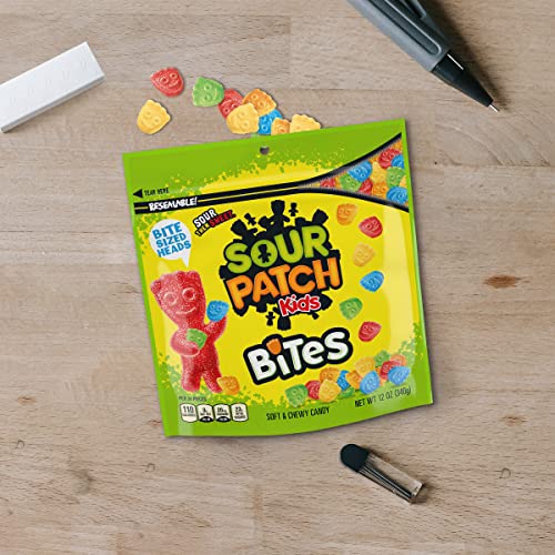 Sour Patch Kids Bites Original And Watermelon Soft &Amp; Chewy Candy