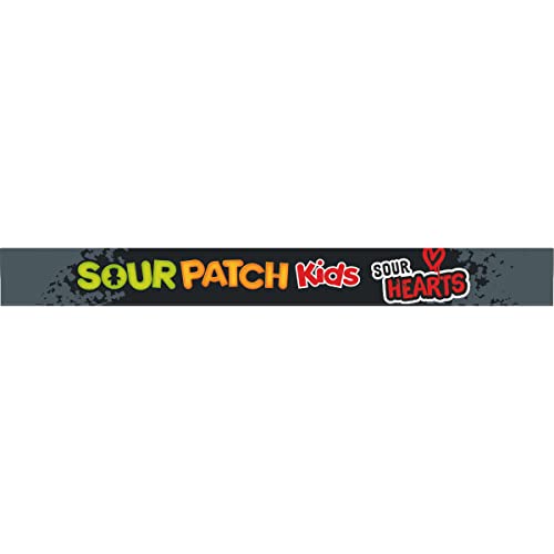 Sour Patch Kids Black Raspberry Sour Hearts Soft &Amp; Chewy Valenti