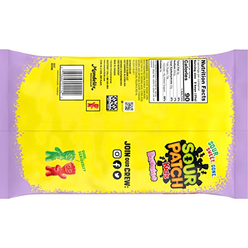 SOUR PATCH KIDS Bunnies Soft & Chewy Easter Candy, 18 Snack Packs