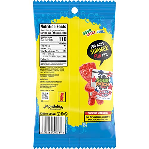 Sour Patch Kids Cola Flavored Bubbles Soft &Amp; Chewy Candy, 8.02 Oz