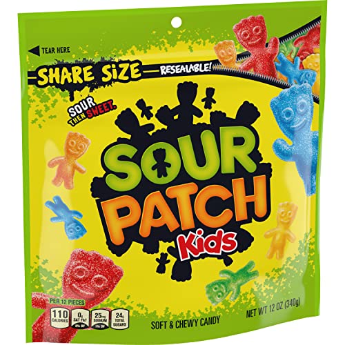 Sour Patch Kids Soft And Chewy Candy, 12 - 12 Oz Bags