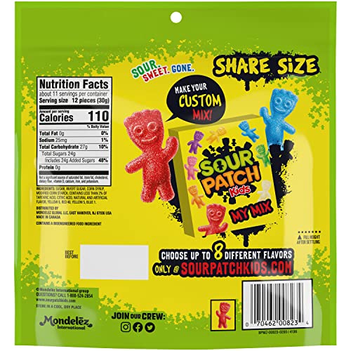 Sour Patch Kids Soft And Chewy Candy, 12 - 12 Oz Bags